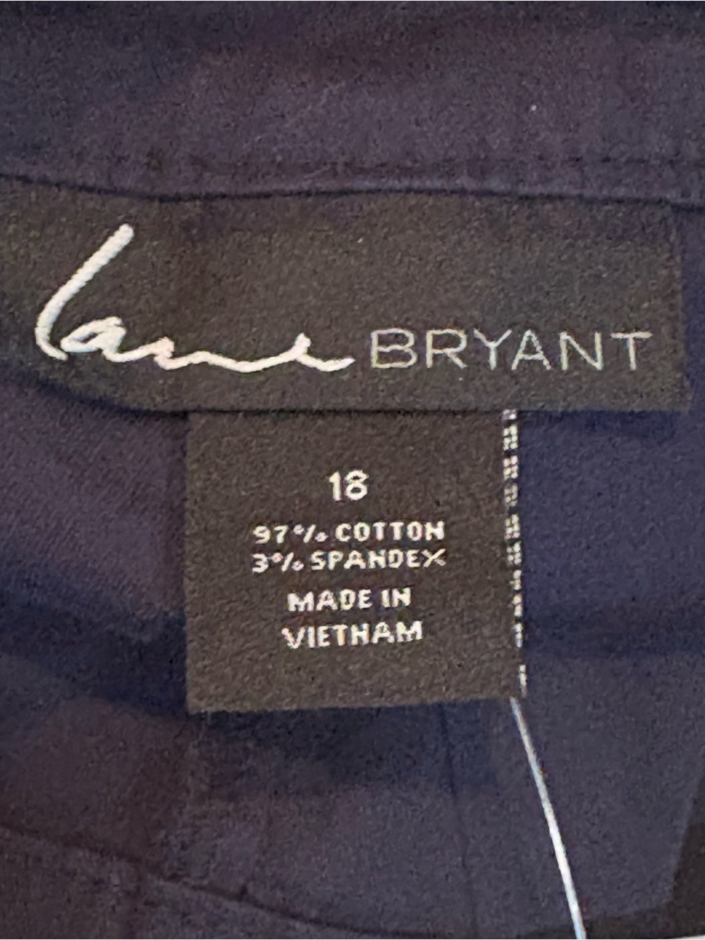 Lane Bryant Navy Bermuda Shorts - Picture 6 of 6